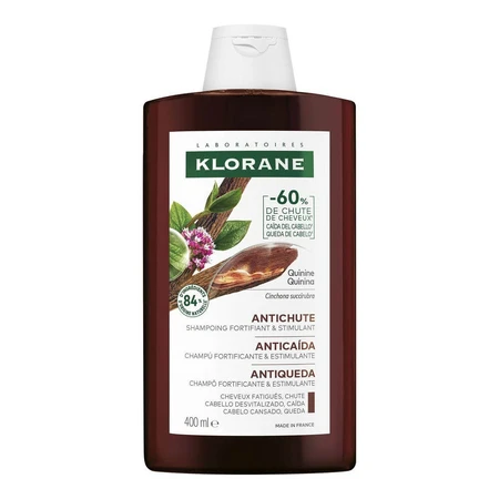 Klorane Quinina Champú anticaída fortalecedor y estimulante para cabellos cansados 400ml