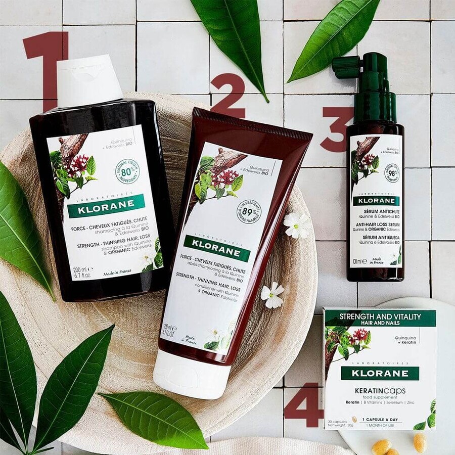 Klorane Chinina Sshampoo rinforzante e stimolante anti-caduta per capelli stanchi 400ml Klorane Chinina Sshampoo rinforzante e stimolante anti-caduta per capelli stanchi 400ml
