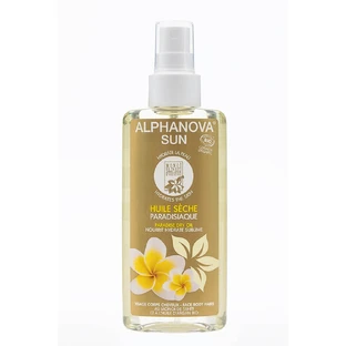 Alphanova Soleil bio Paradisiaque huile sèche de monoï de Tahiti et huile d'argan bio 125 ml