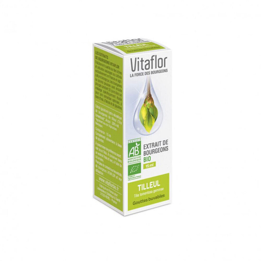 Vitaflor Extrait De Bourgeon De Tilleul Bio 15ml