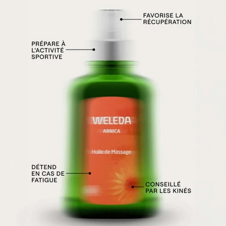 Weleda Arnica Huile De Massage Flacon Pompe 100ml