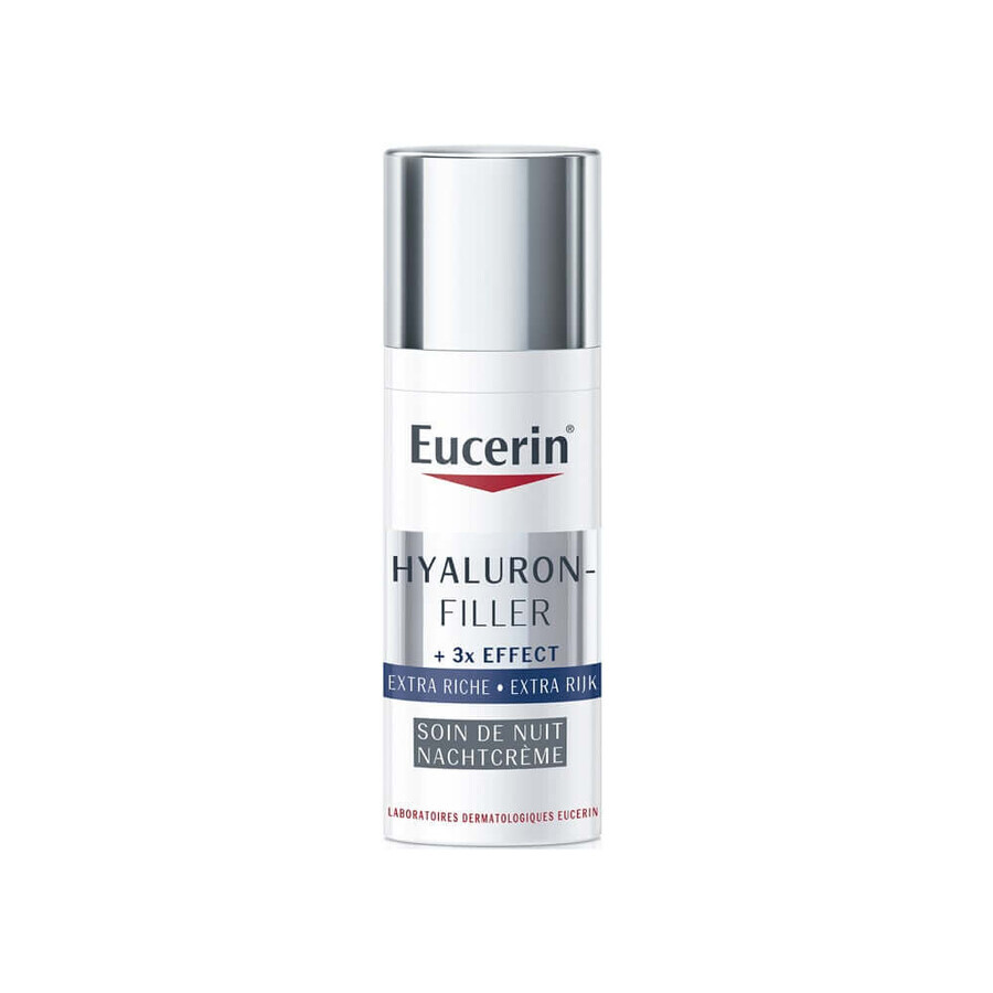Shop Eucerin Hyaluron-Filler Extra Riche Nachtpflege Reichhaltige Textur 50ml Eucerin Hyaluron-Filler Extra Riche Nachtpflege Reichhaltige Textur 50ml