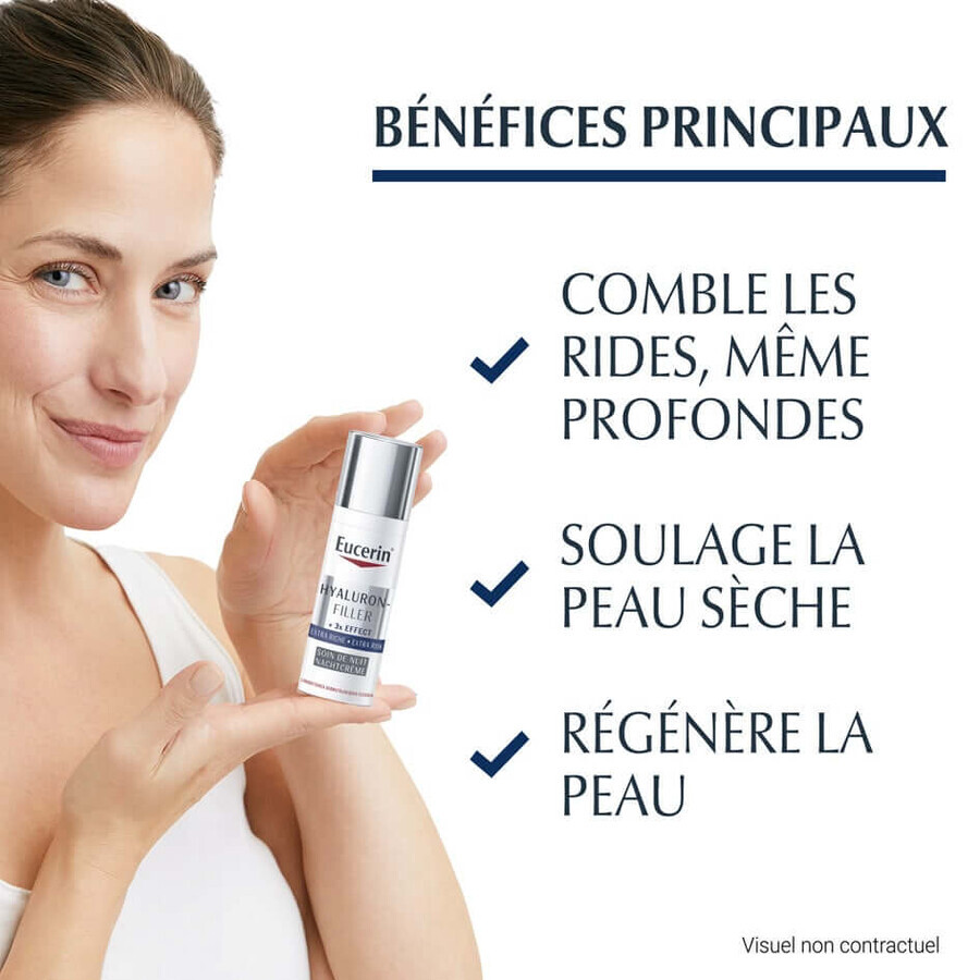 Eucerin Hyaluron-Filler Extra Riche Nachtpflege Reichhaltige Textur 50ml Eucerin Hyaluron-Filler Extra Riche Nachtpflege Reichhaltige Textur 50ml