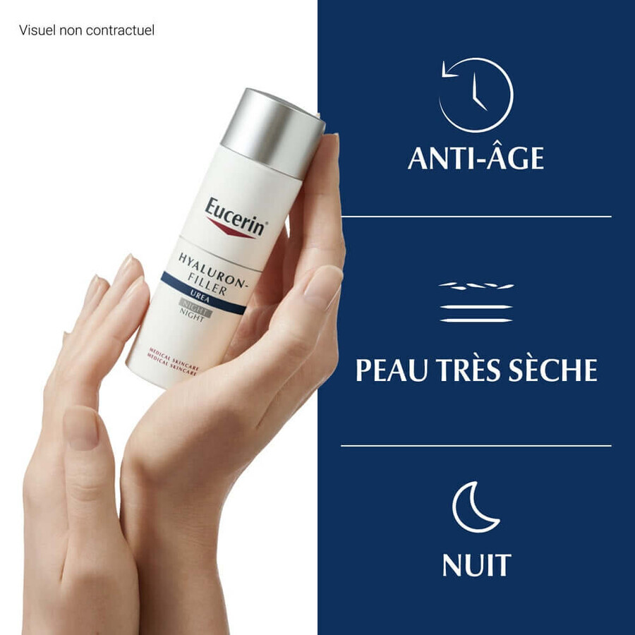 Eucerin Hyaluron-Filler Extra Riche Nachtpflege Reichhaltige Textur 50ml