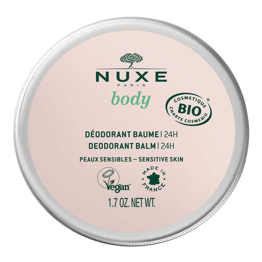 Nuxe Körper Deodorant Balsam Bio 24H 50g