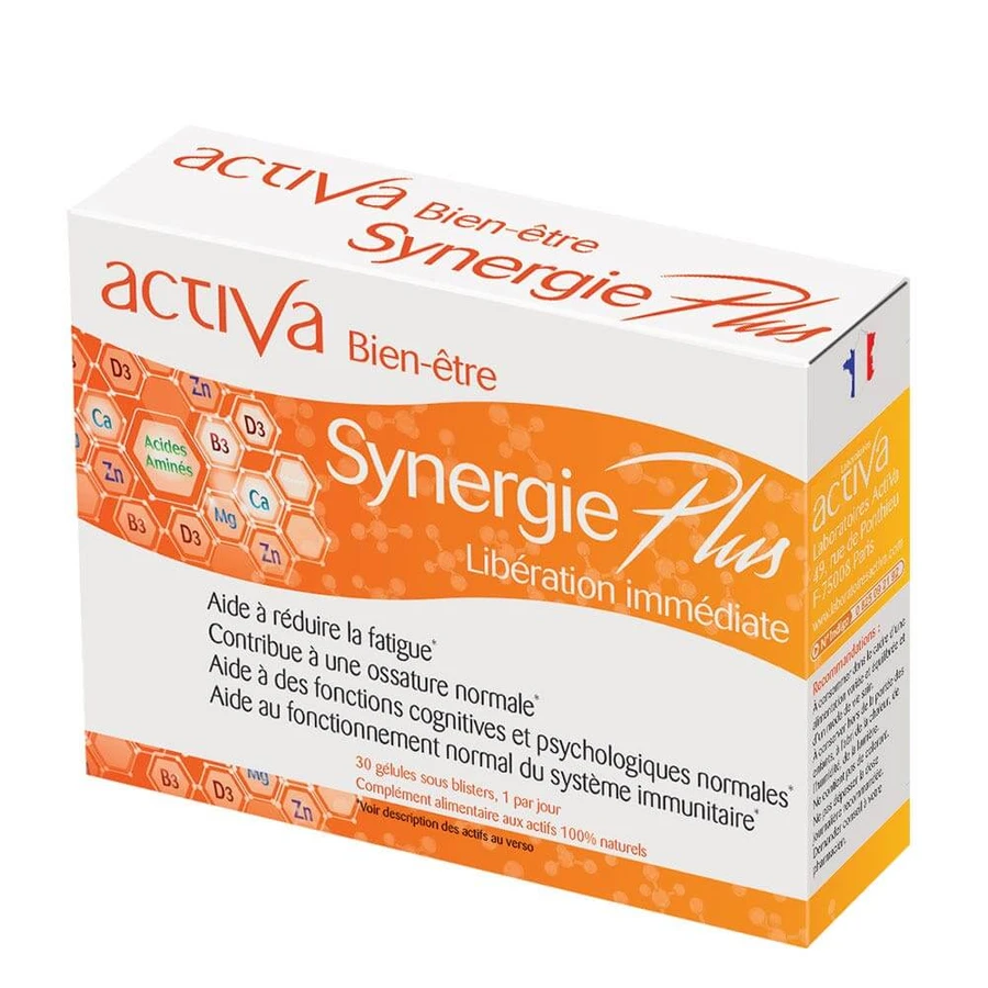 Activa Wellness Synergie Plus Libération immédiate 30 capsules