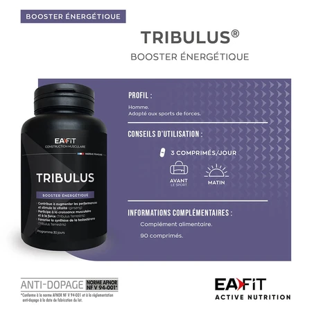 Eafit Tribulus Synthese Testosteron 90 tabletten