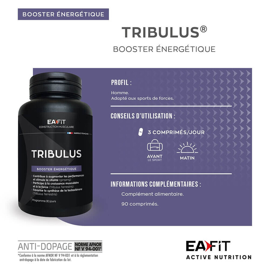 Eafit Tribulus Synthese Testosterone 90 Tablets