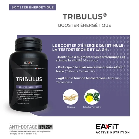 Eafit Tribulus Synthese Testosteron 90 tabletten
