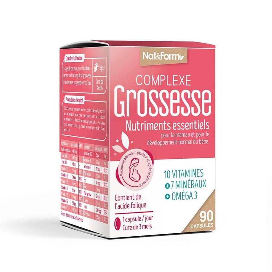 Buy Nat&Form Pregnancy Complex Essential Nutrients 90 Capsules Nat&Form Pregnancy Complex Essential Nutrients 90 Capsules