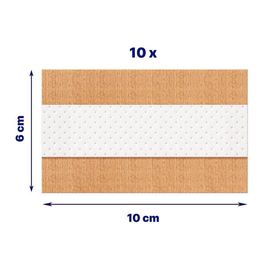 Elastoplast Universal flexible bandages 1mx6cm x10 Elastoplast Universal flexible bandages 1mx6cm x10