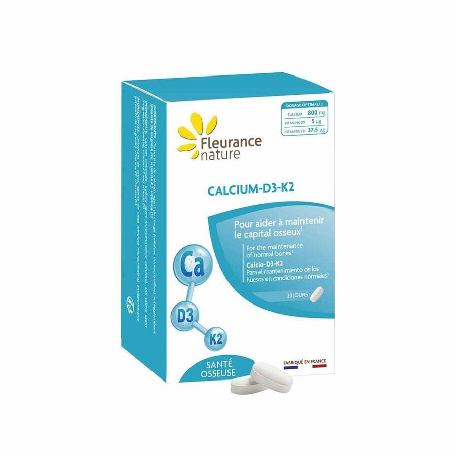 Fleurance Nature Calcio - D3 - K2 60 comprimidos