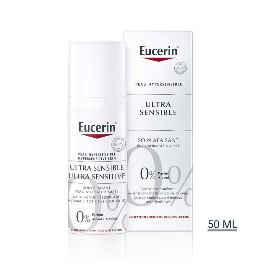 Eucerin UltraSENSITIVE Tratament calmant Piele normală până la mixtă 50ml Eucerin UltraSENSITIVE Tratament calmant Piele normală până la mixtă 50ml