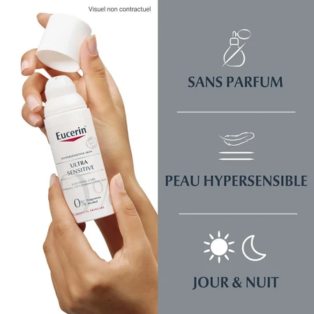 Eucerin Ultrasensible Soin Apaisant Peaux Normales A Mixtes 50ml