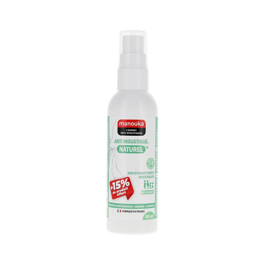 Manouka Spray Anti-Moustique Naturel 86ml