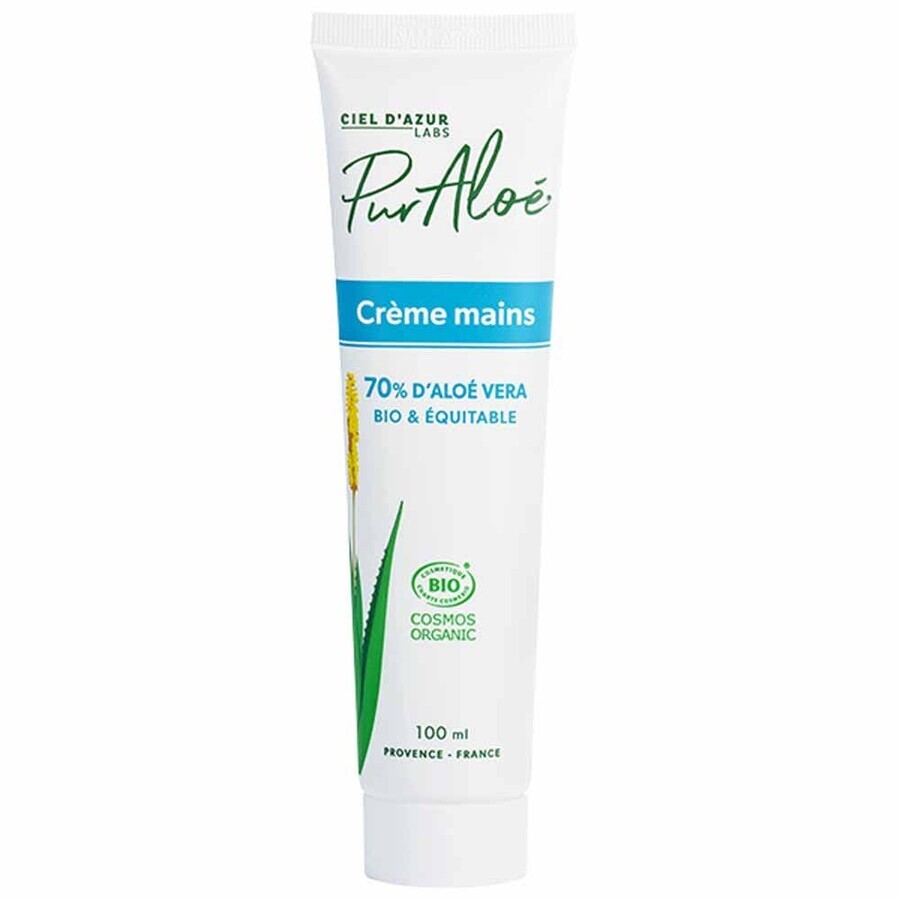 Winkel op Pur Aloé Aloë Vera Handcrème 70% Biologisch 100ml Pur Aloé Aloë Vera Handcrème 70% Biologisch 100ml