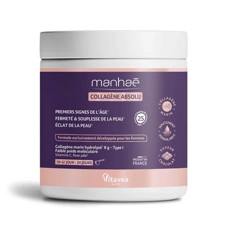 Manhaé Absolute Collageen Chocolade Smaak 200g