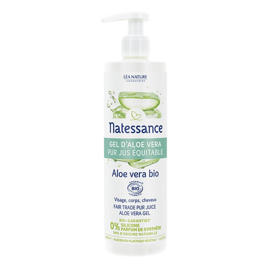 Comprar Natessance Gel de aloe vera en zumo puro ecológico 400 ml Natessance Gel de aloe vera en zumo puro ecológico 400 ml