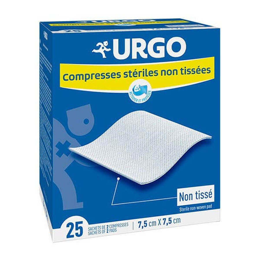 Acquista Urgo Compresse sterili in tessuto non tessuto 7,5 cm x 7,5 cm x25 Urgo Compresse sterili in tessuto non tessuto 7,5 cm x 7,5 cm x25