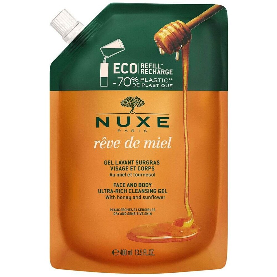 Nuxe Reve De Miel Eco Gel de Relleno Lavant Surgras 400 ml