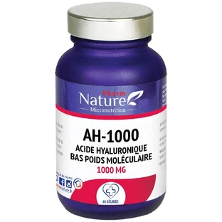 Pharm Nature Micronutrición Ah Antienvejecimiento 1000mg Ácido Hialurónico 60 cápsulas