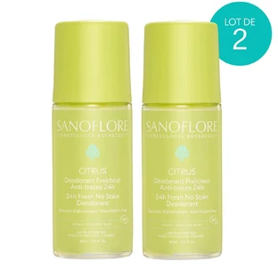 Sanoflore Desodorantes Vent De Citrus Roll-on Bio 2x50ml