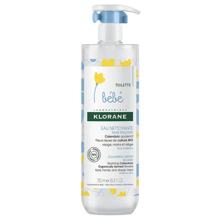 Klorane Baby Reinigingswater Geen Spoeling 750ml