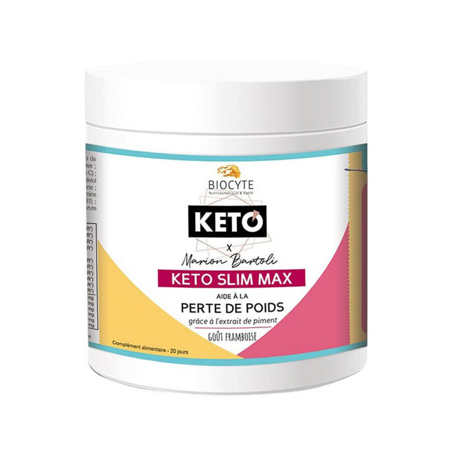 Biocyte Keto Slim Maxi Framboos 280g