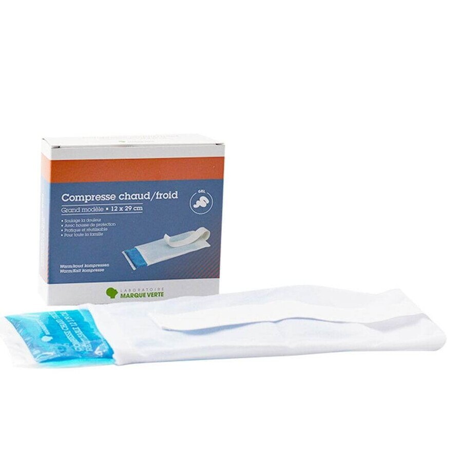 Marque Verte ActiKine Compresse chaud/froid gel 12x29cm Grand modèle 1 UNITÉ