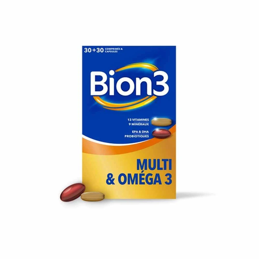 Bion3 Multi and Omega 3 30 tablets + 30 capsules