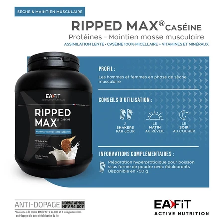 Eafit Maxi Caseïne Gescheurd 750g