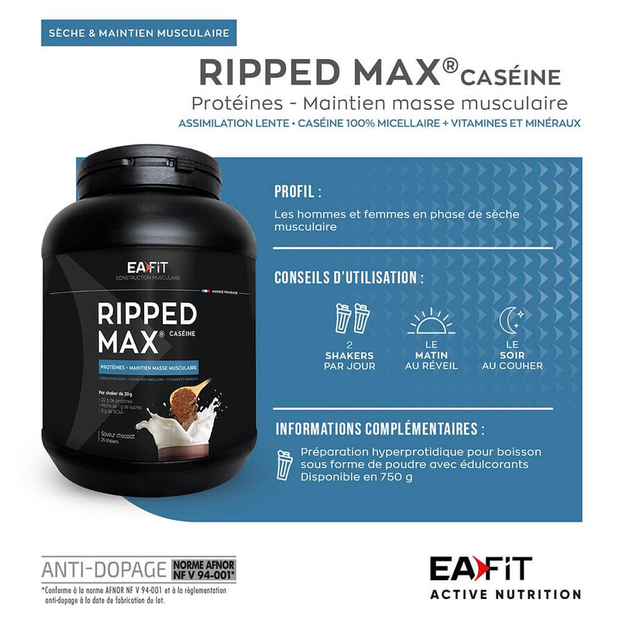 Eafit Maxi Casein Ripped 750g