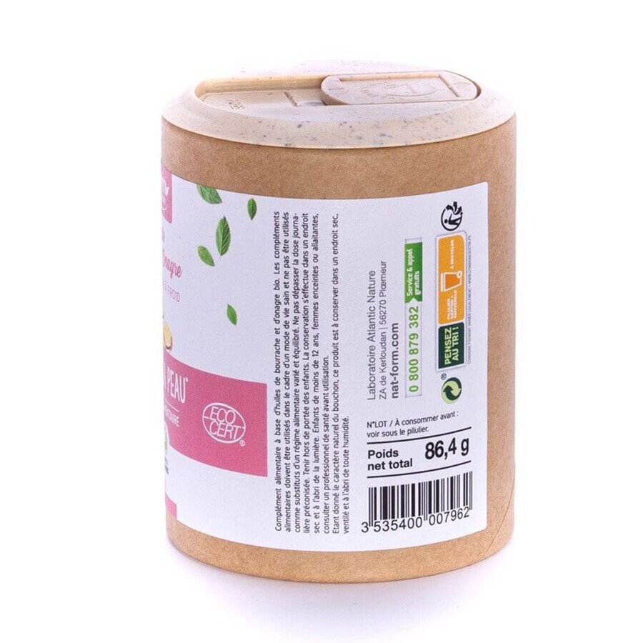 Nat&Form olio di borragine e di enotera bellezza della pelle 120 capsule