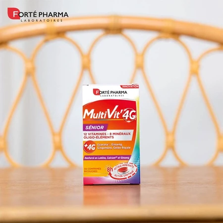 Forté Pharma MultiVit'4G Calcium-Rich Senior Multivitamins 30 Tablets