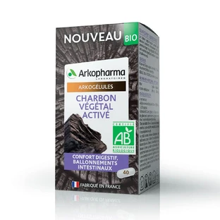 Arkopharma Arkogélules Charbon végétal Bio 40 gélules