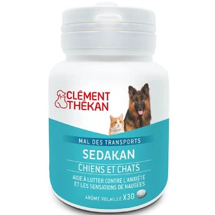 Clement-Thekan Sedakan Mal des Transports Chiens et Chats 30 comprimés