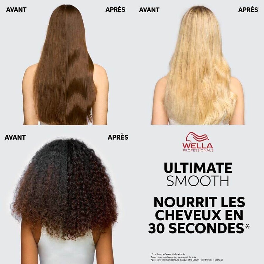 Wella Professionals Acondicionador Nutritivo Ultimate Smooth Cabello seco, apagado o encrespado 1l