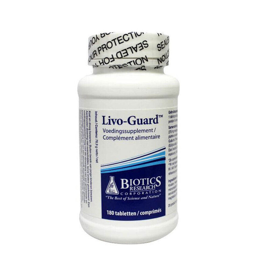 Comprar Biotics Research Livo Guard 180 Comprimidos Biotics Research Livo Guard 180 Comprimidos