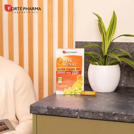 Forté Pharma Forté Royal Jalea Real Ecológica 2500 mg dosis fuerte 20 ampollas 10 ml