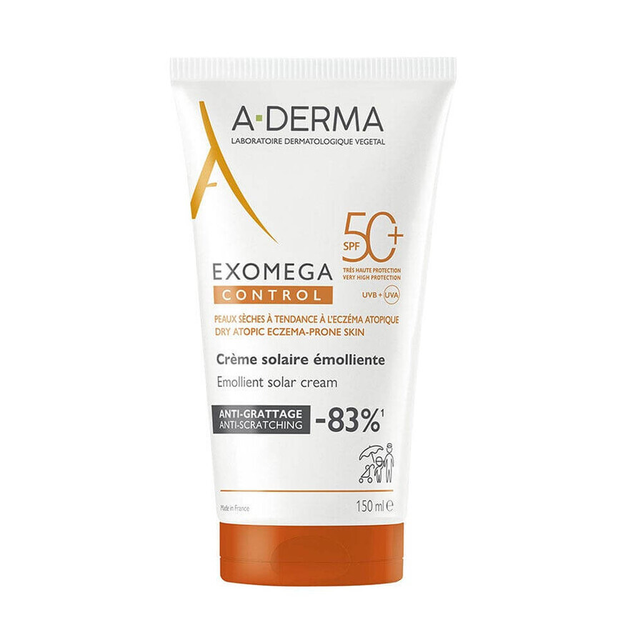 Boutique A-Derma Exomega Control Control Crème émolliente anti-grattage SPF50+ 150ml A-Derma Exomega Control Control Crème émolliente anti-grattage SPF50+ 150ml