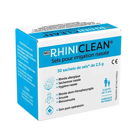 Rhiniclean Neusspoelzout Neusspoeling 30 zakjes van 2,5 g