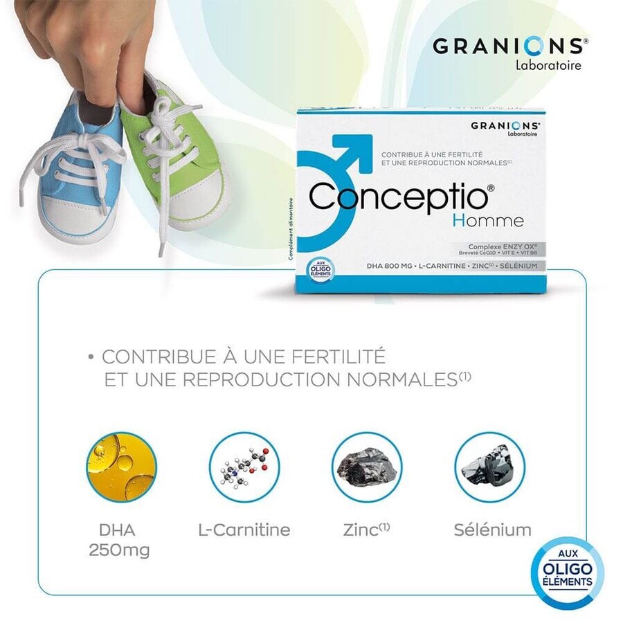 Granions Conceptio Men 90 Kapseln + 30 Sachets