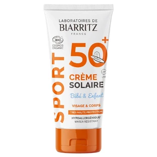 Laboratoires De Biarritz Sport Zonnecrème voor baby's en peuters SPF50+ bio gezicht en lichaam 50ml