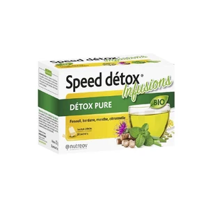 Nutreov Speed Detox Infusions Détox Pure Saveur Citron 20 Sachets