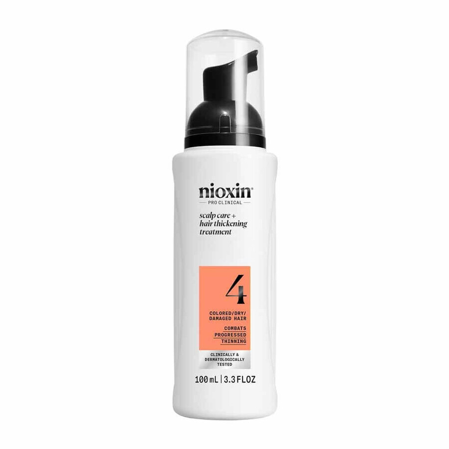 Nioxin System 4 Leave-In Treatment pentru păr vopsit/uscat/deteriorat și pierdere avansată 100 ml