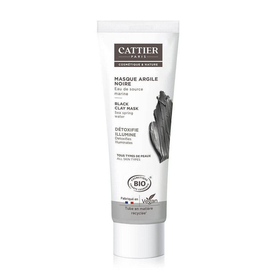 Cattier Arcilla Orgánica Máscara Negro 100ml