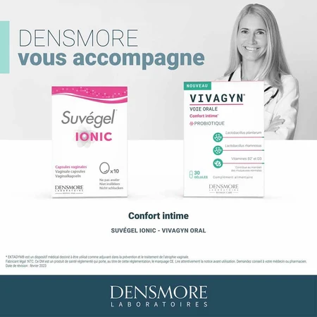 Densmore Suvegel Ionic 10 vaginal capsules