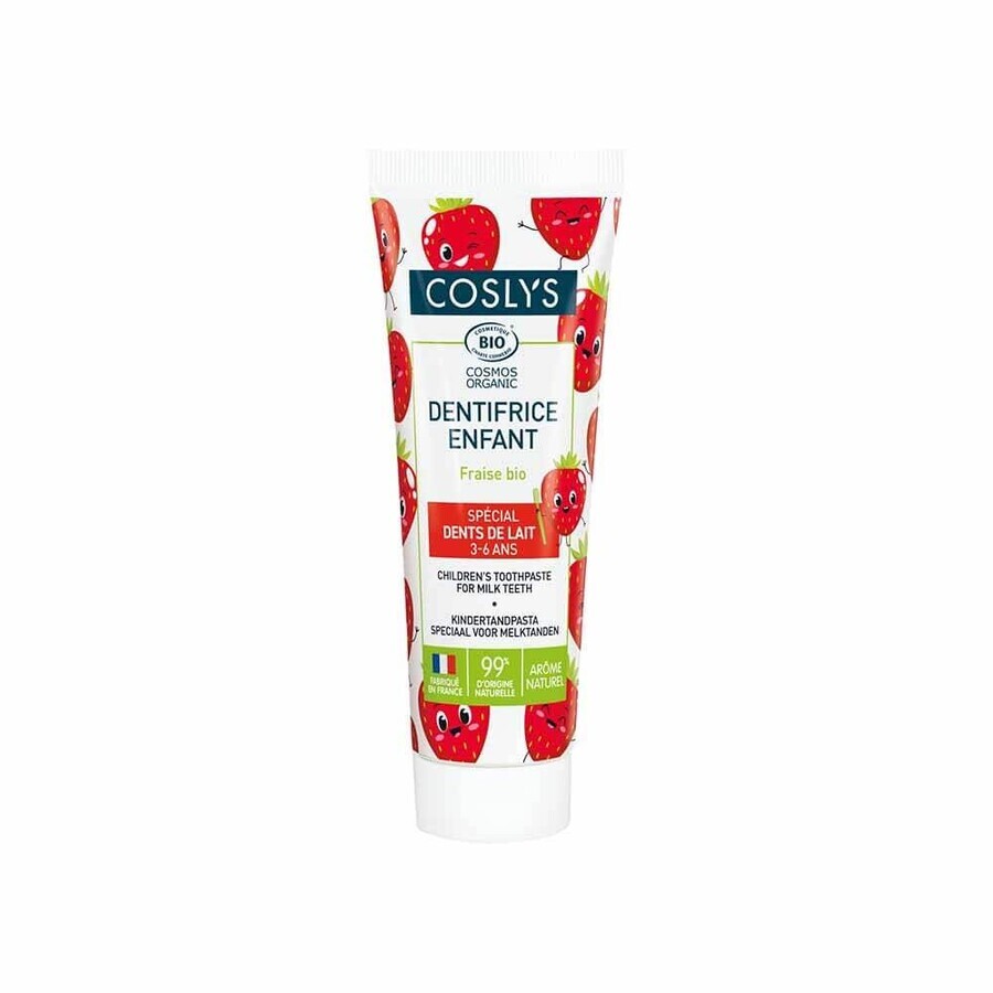 Buy Coslys Organic Strawberry Junior Toothpaste 50ml Coslys Organic Strawberry Junior Toothpaste 50ml