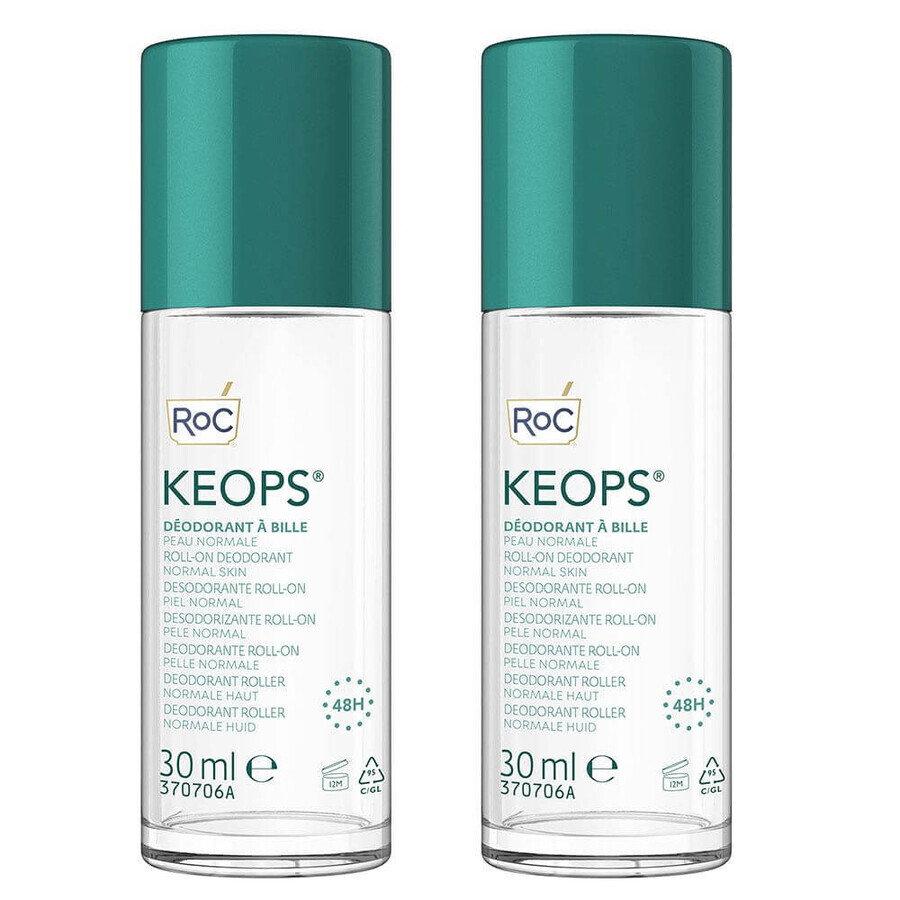 Shop Roc Déodorant à Bille Peau Normale Keops 2x30ml Roc Déodorant à Bille Peau Normale Keops 2x30ml