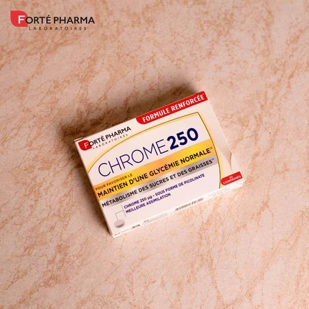 Forté Pharma Chrome 250 Mantenimiento de una glucemia normal 30 comprimidos